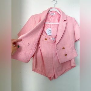Pink Tweed Set